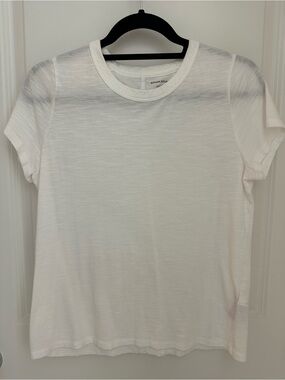 Banana Republic White Crew Tee Short Sleeve